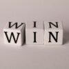 word win made with dice